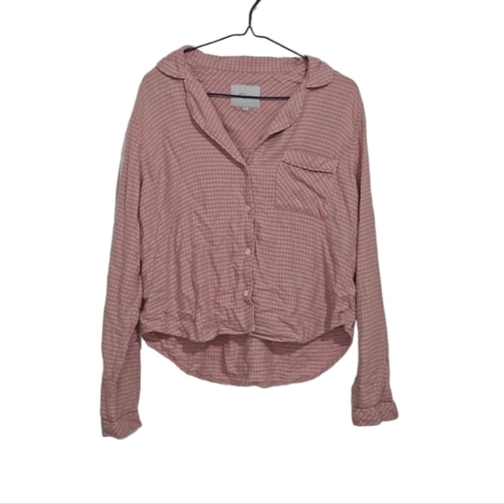 Rails Orange Checkered Shirt